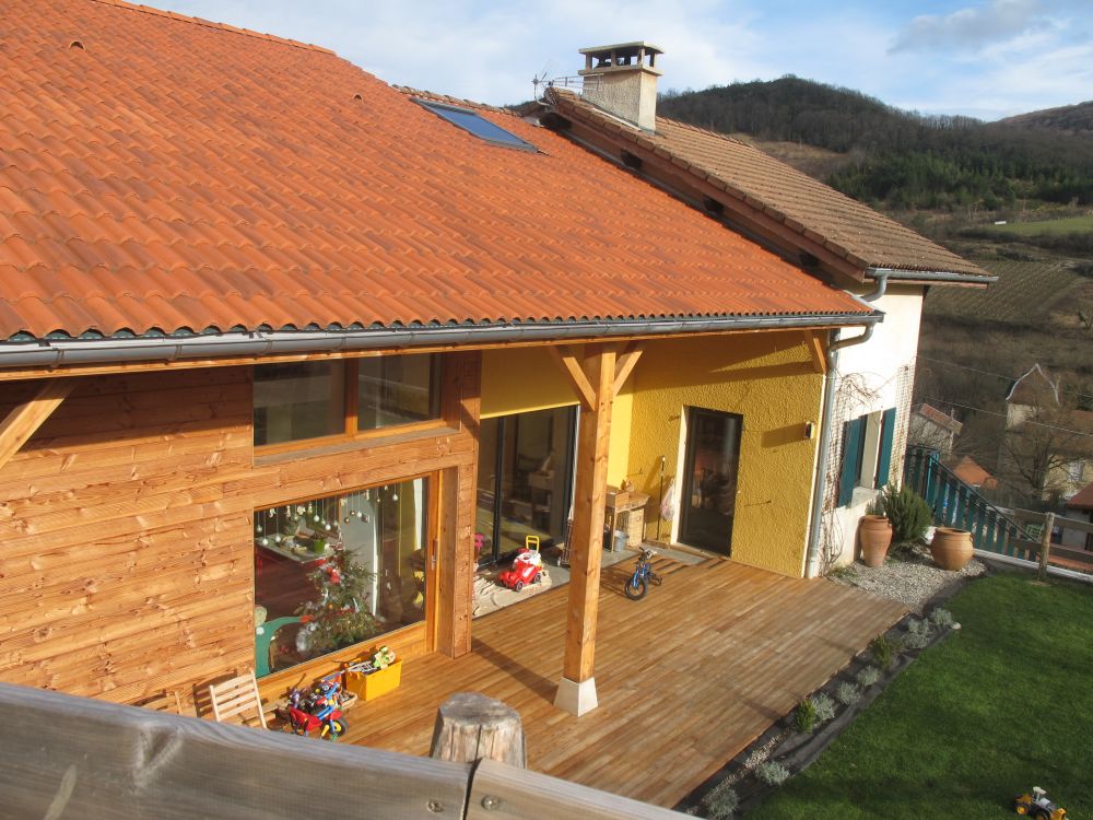 Vue terrasse après travaux