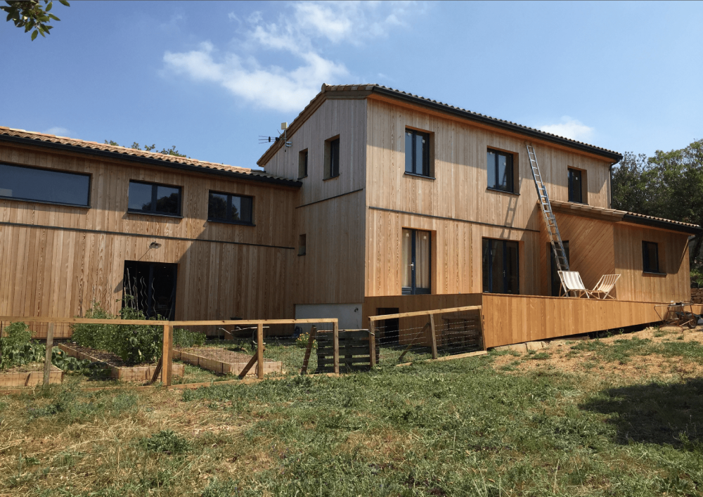 Vue du jardin façade sud